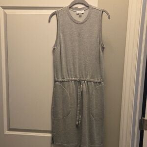 Calvin Klein Gray Sleeveless Casual Dress Sz Small